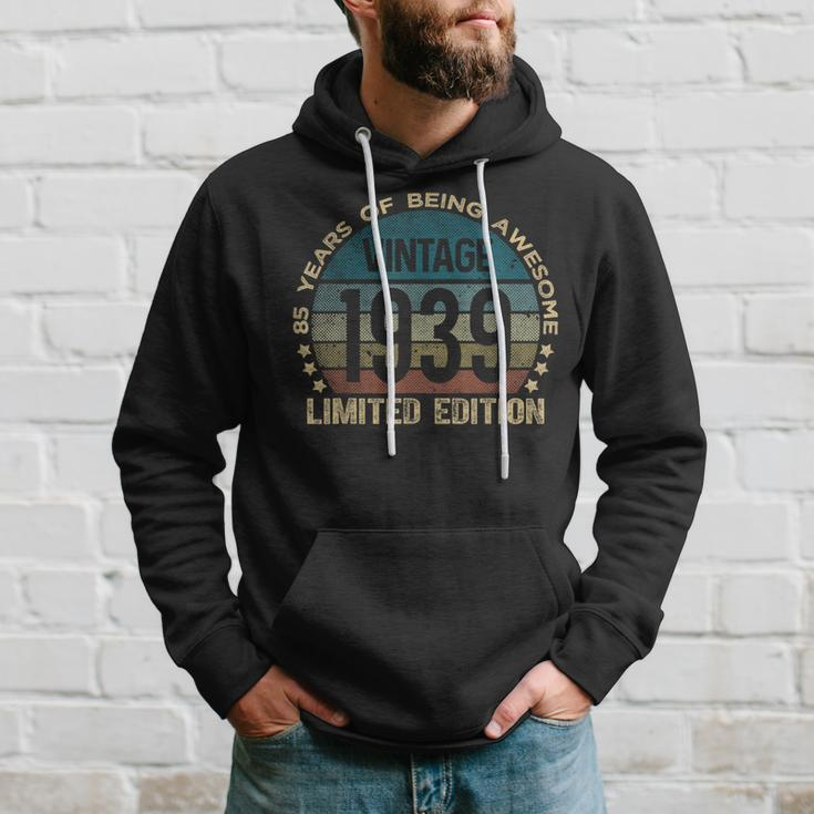 85Th Birthday 85 Year Old Vintage 1939 Limited Edition Hoodie Gifts for Him
