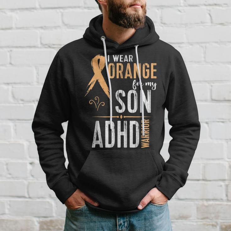 Adhd Awareness My Son Warrior Walk Run Hoodie Gifts for Him