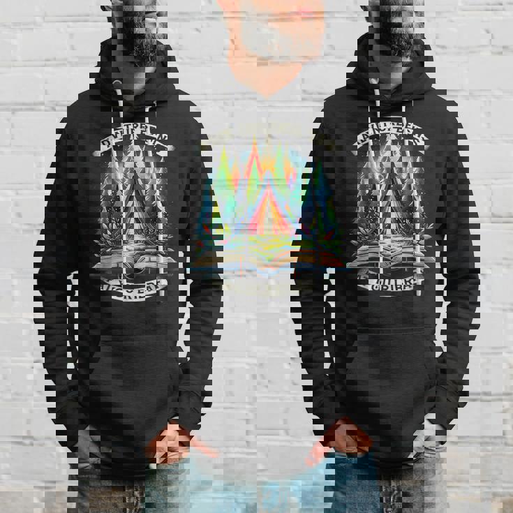 Adventure Begins At Your Library Outdoor Activities Reading Hoodie Gifts for Him