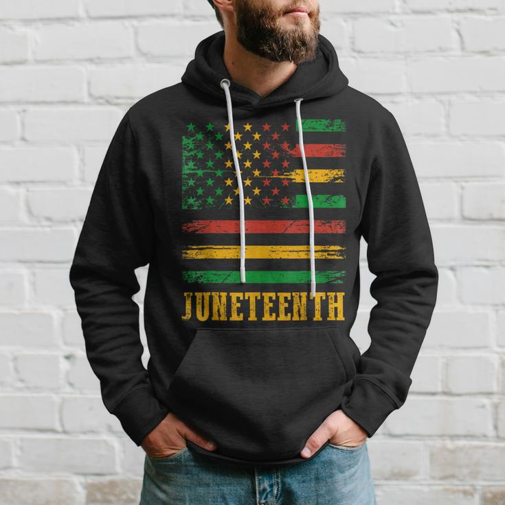 African American History Junenth Flag 1865 Hoodie Gifts for Him