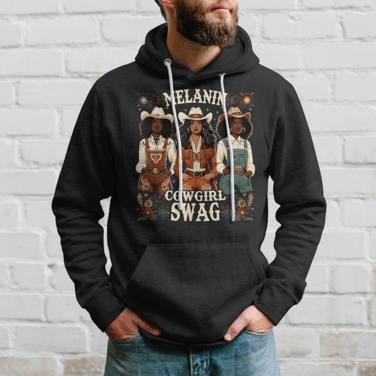 African Melanin Cowgirl Swag Melanin Cowgirls Black History Hoodie Gifts for Him