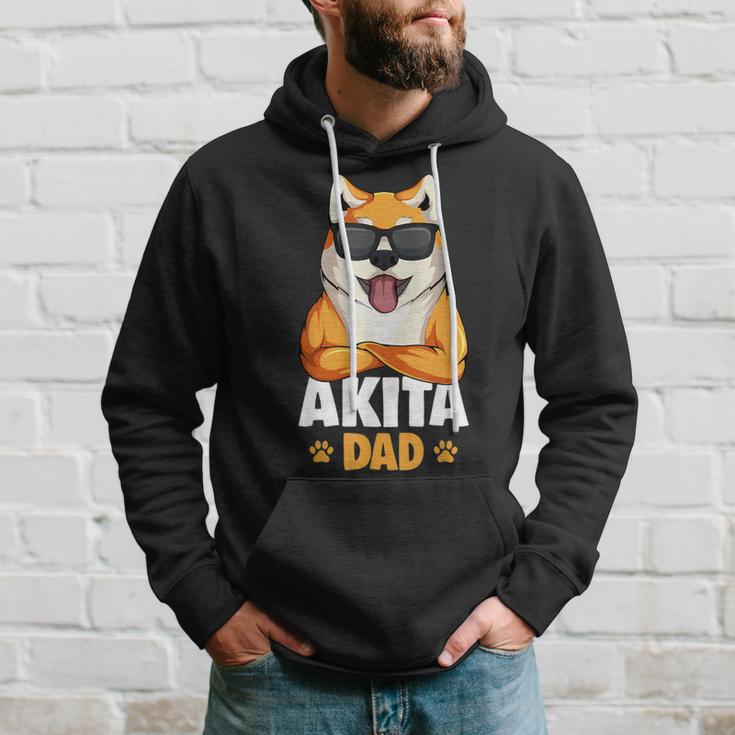 Akita Dog Papa Kapuzenpullover Geschenke für Ihn