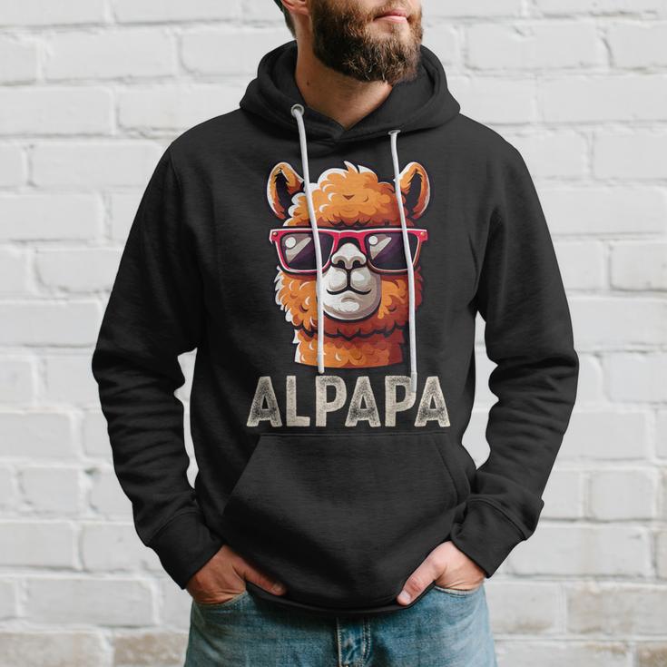 Alpapa Alpaka Lamaatertagsgeschenk Papa Spruchatertag Kapuzenpullover Geschenke für Ihn