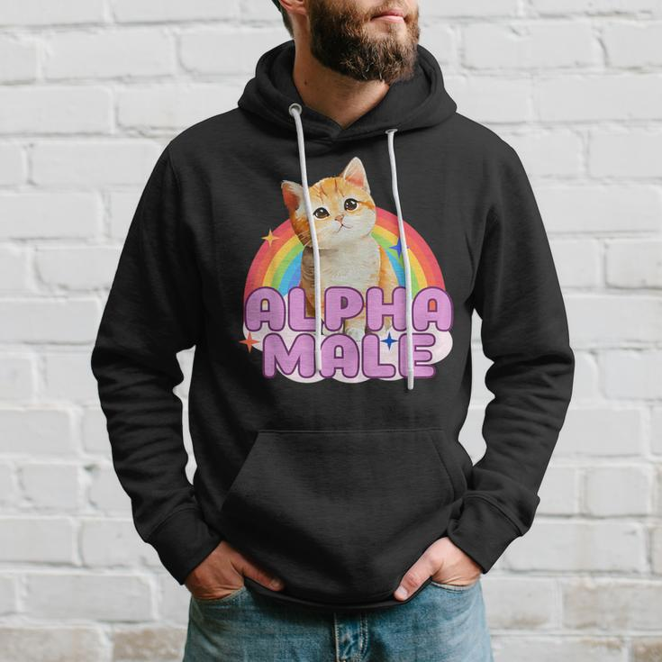 Alpha Male Cat Kitten Hoodie Geschenke für Ihn