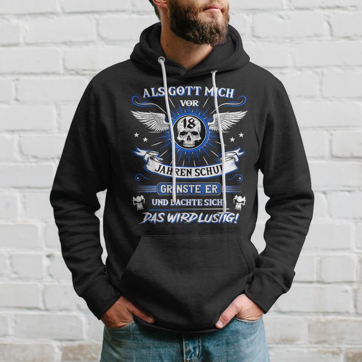 Als Gott Michor 18 Jahren Schuf Grinste Er 18Th Birthday S Hoodie Geschenke für Ihn