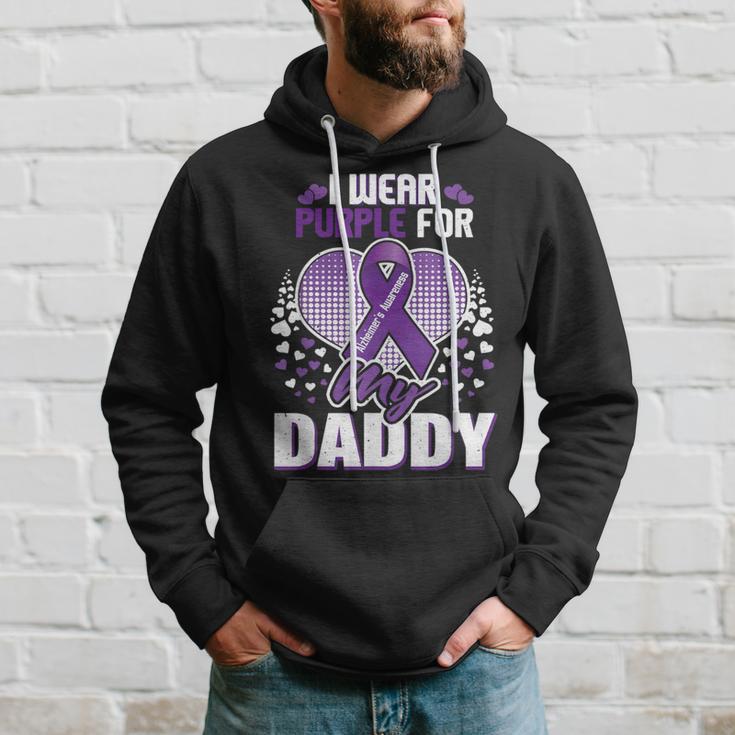 Alz Ich Trage Lila Für Papa Alzheimer Bewusstsein Kapuzenpullover Geschenke für Ihn