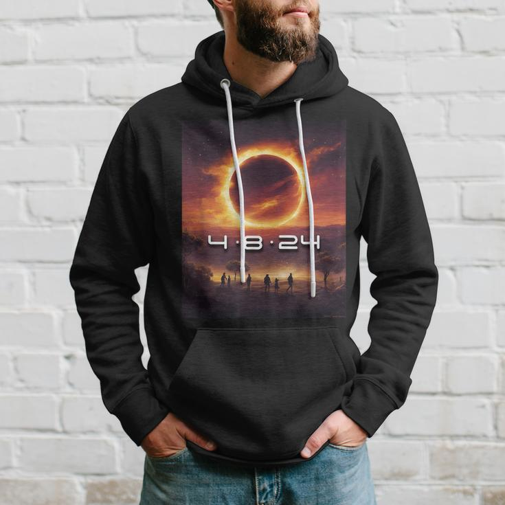 America Totality Spring 2024 4-8-2024 Total Solar Eclipse Hoodie Gifts for Him