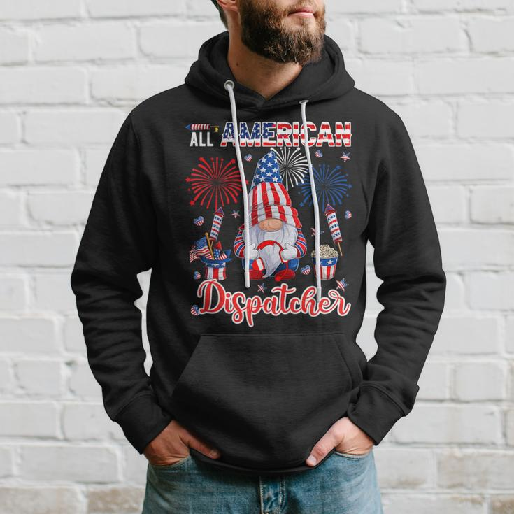 All American Costume Dispatcher 4Th Of July Job Team Hoodie Gifts for Him