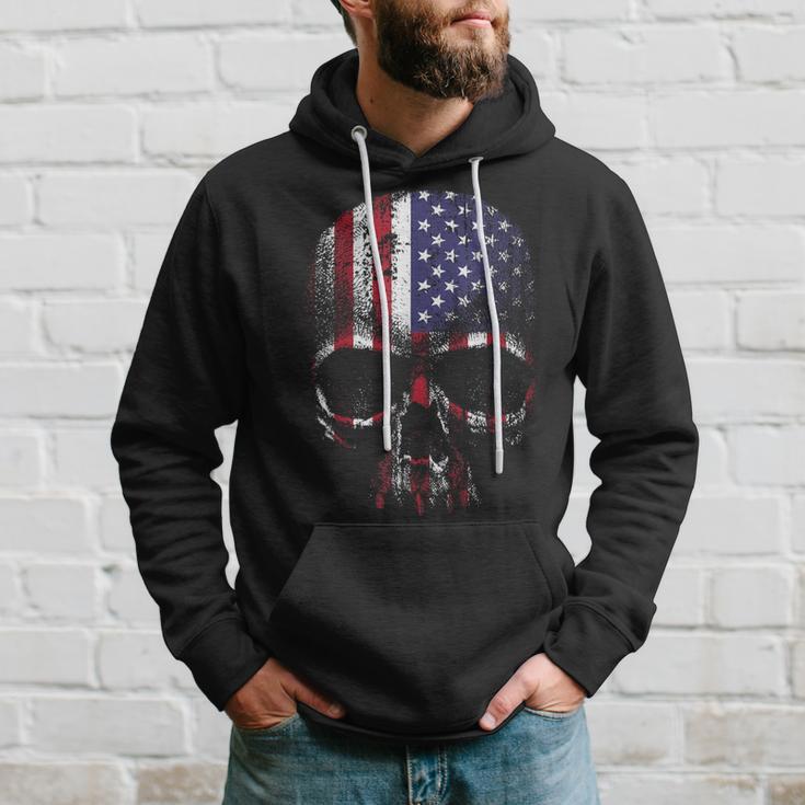 American Flag Usa Us Skull Kapuzenpullover Geschenke für Ihn