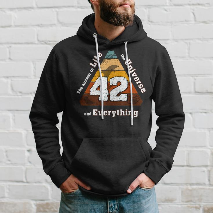 The Answer To Life The Universe And Everything Is Simple 42 Hoodie Gifts for Him