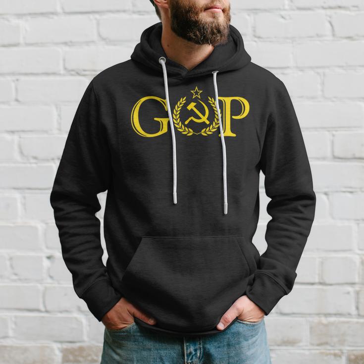 Anti Trump Gop Russian Republican Political Hoodie Gifts for Him