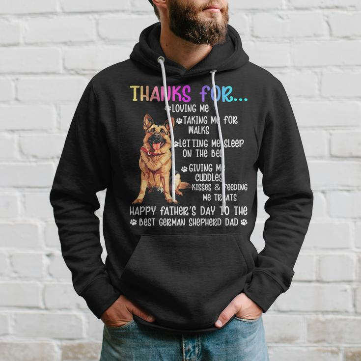 Apparel Thanks For Loving Me Happy Father's Day Best Dog Dad Hoodie Gifts for Him