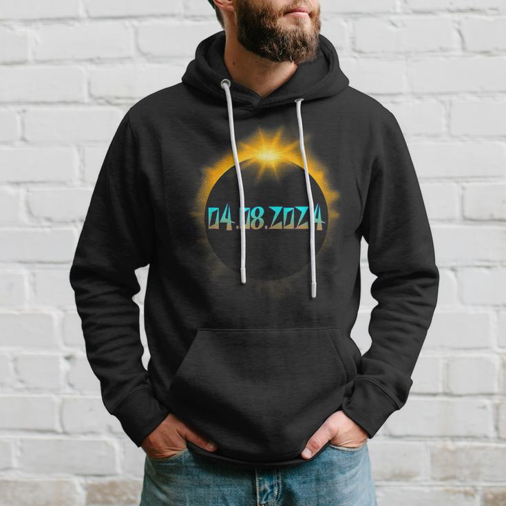 April 8 2024 Solar Eclipse Across America Totality Event Hoodie Gifts for Him