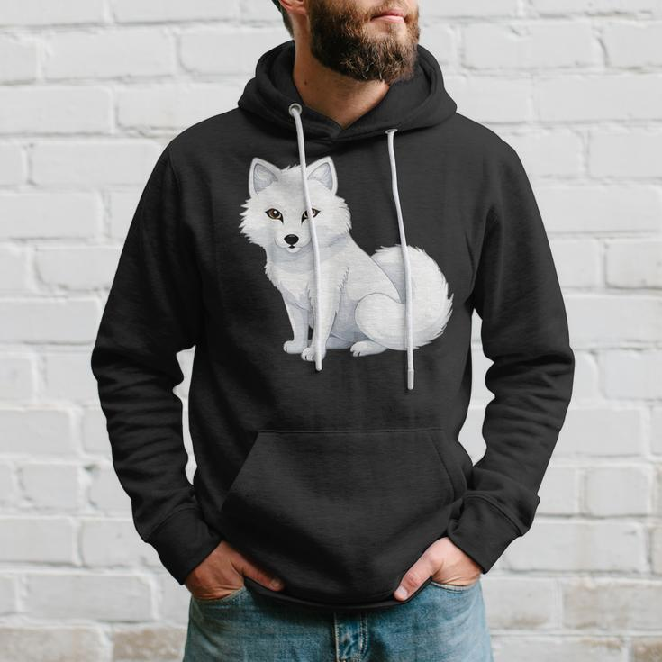 Arctic Fox Artic Animals Cute Artic Fox Lover Pajamas Hoodie Gifts for Him