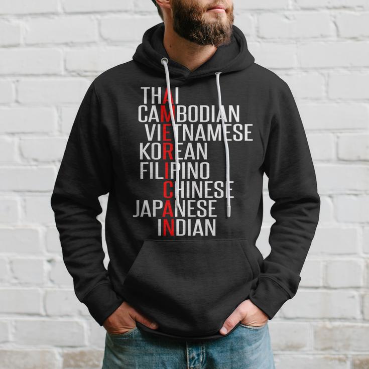 Asian American Pride We Are All Americans Hoodie Gifts for Him