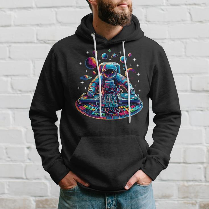 Astronaut Dj Planets Djing In Space Hoodie Gifts for Him