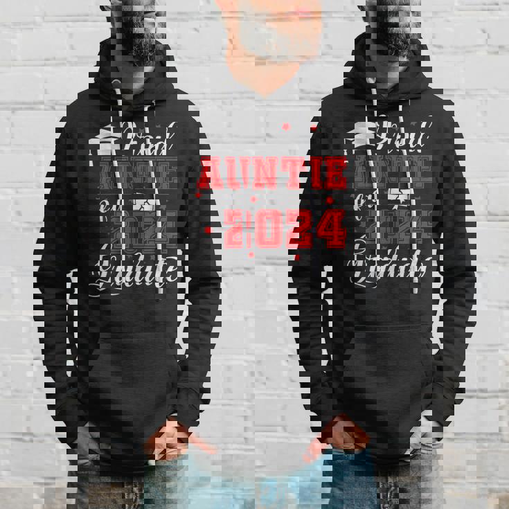 Auntie Senior 2024 Proud Auntie Of A Class Of 2024 Graduate Hoodie Gifts for Him