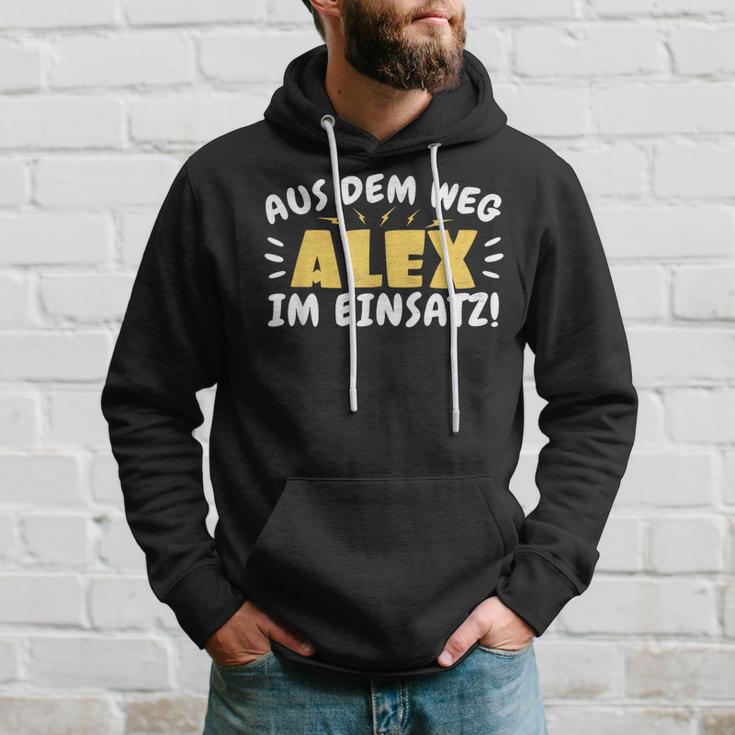 Aus Dem Weg Alex Im Einsatz Name Alex Hoodie Geschenke für Ihn