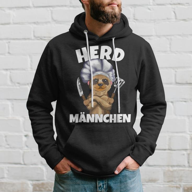 'Aus Meerkat Wird Herdmännchen Wortspiel Cooking Outfit Black Hoodie Geschenke für Ihn