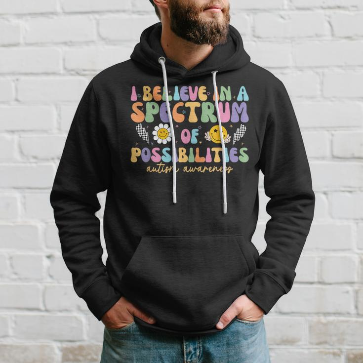 Autism Awareness I Believe In A Spectrum Of Possibilities Hoodie Gifts for Him