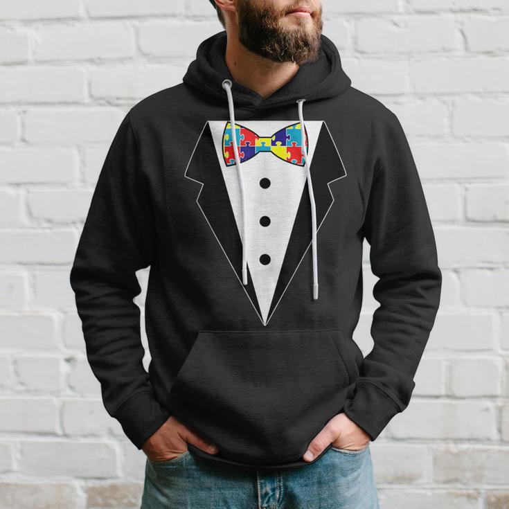 Autism Awareness Puzzle Neck Tie 2017 Tuxedo Bowtie Hoodie Gifts for Him