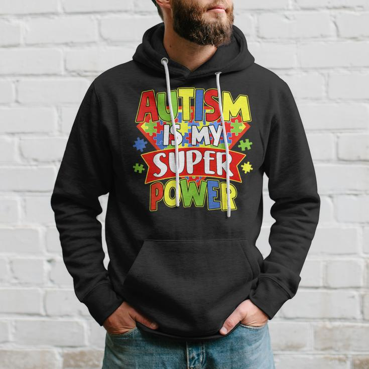 Autism Is My Super Power Autism Awareness Day Boys Toddlers Hoodie Gifts for Him