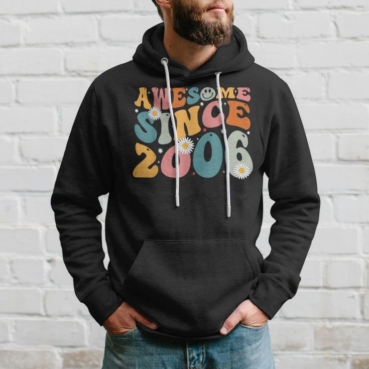 Awesome Since 2006 18Th Birthday Retro Born In 2006 Hoodie Gifts for Him