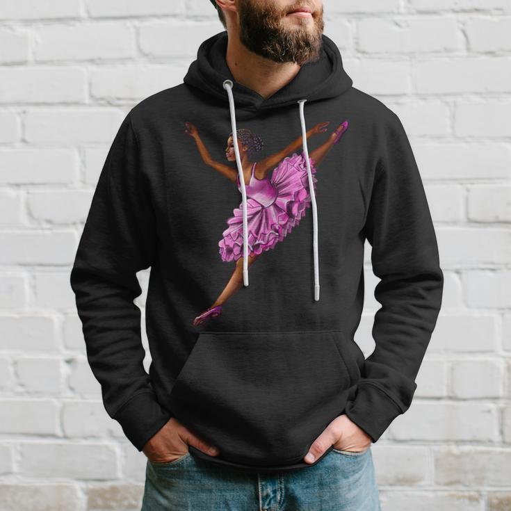 Ballet African American Ballerina Dancing Hoodie Gifts for Him