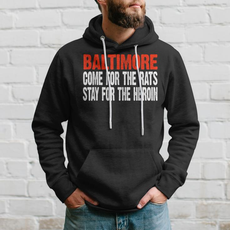 Baltimore Rats And Heroin Political Hoodie Gifts for Him