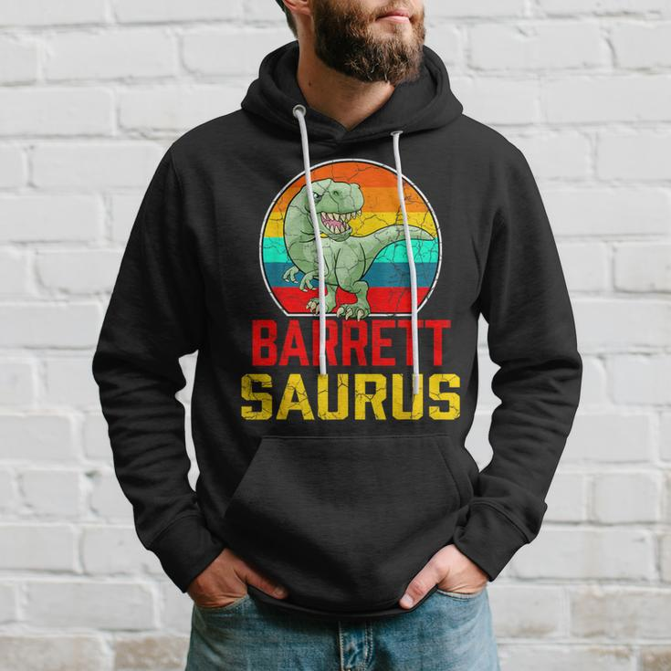 Barrett Saurus Family Reunion Last Name Team Custom Hoodie Gifts for Him