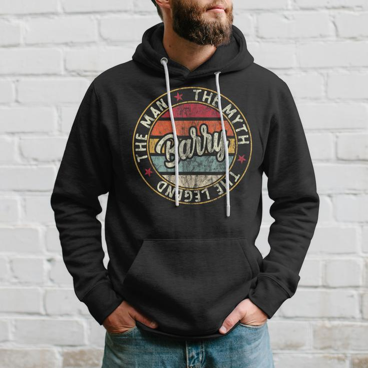 Barry The Man The Myth The Legend First Name Barry Hoodie Gifts for Him