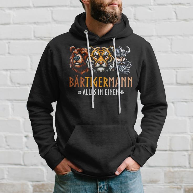 Bärtigermann Alles In Ein Bear Tiger Maniking Kapuzenpullover Geschenke für Ihn