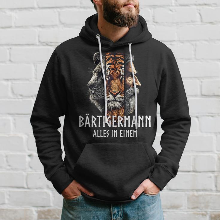 Bärtigermann Alles In Einem Bär Tigeriking Man Kapuzenpullover Geschenke für Ihn