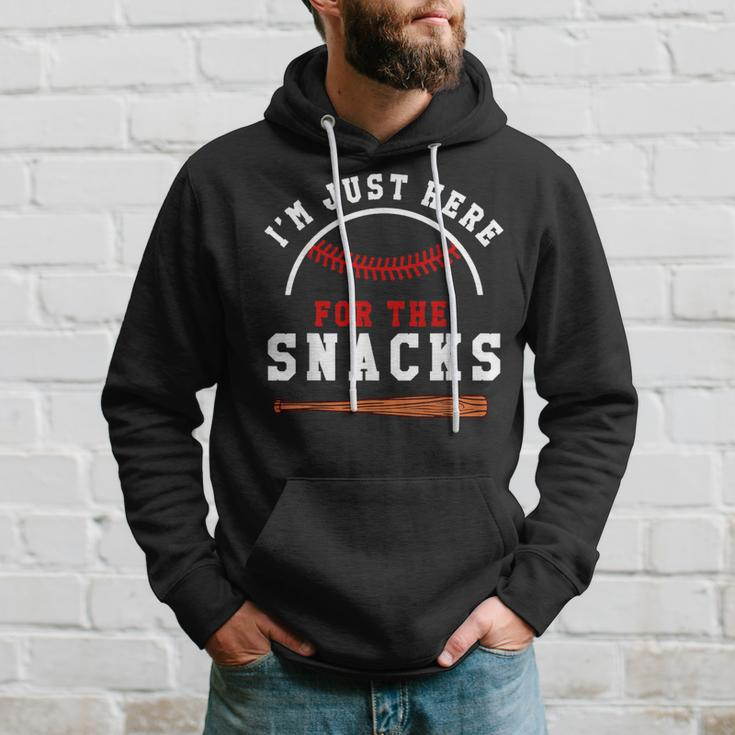 Baseball Lover I'm Just Here For The Snacks Toddler Hoodie Gifts for Him