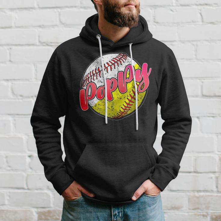 Baseball Softball Poppy Of Softball Baseball Player Hoodie Gifts for Him