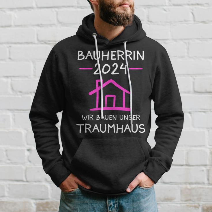 Bauherrin 2024 Wir Bauen Unser Traumhaus Bauherrinnen Hoodie Geschenke für Ihn