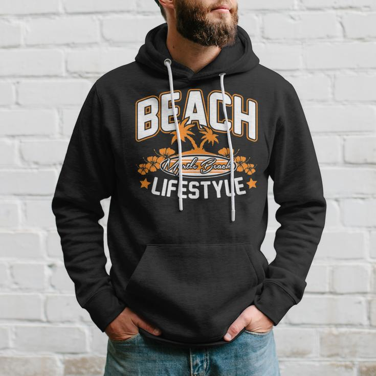 Beach Lifestyle Cute Myrtle Beach South Carolina Pride Love Hoodie Gifts for Him
