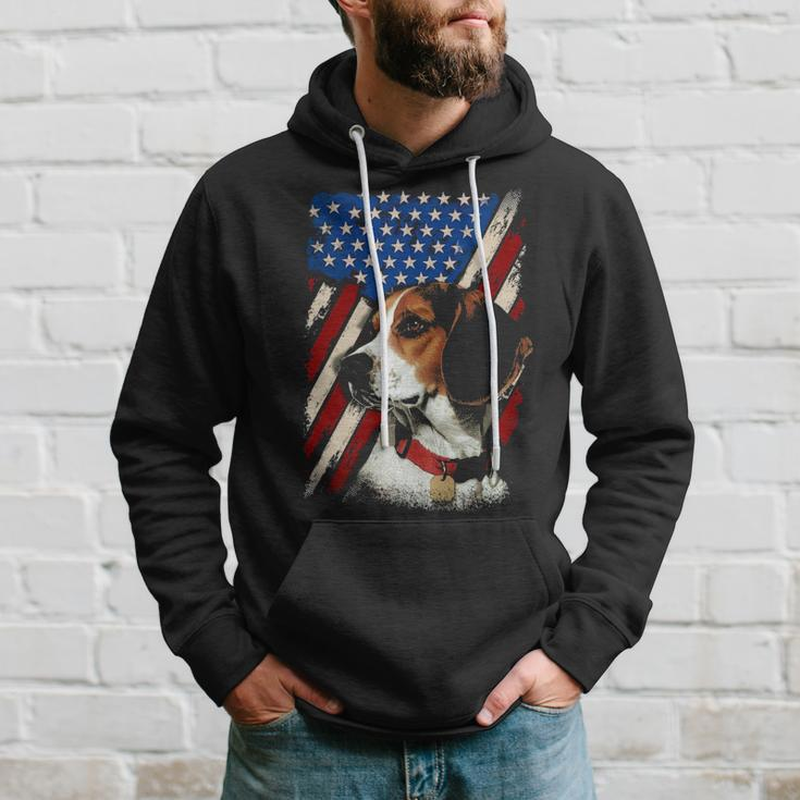 Beagle American Flag Bandana Patriotic 4Th Of July Hoodie Gifts for Him