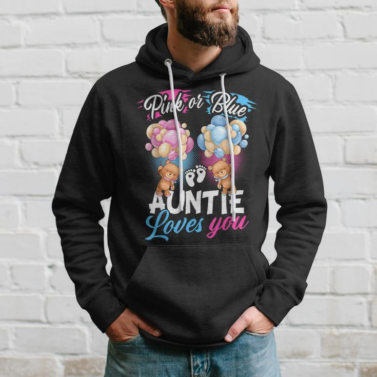 Bears Pink Or Blue Auntie Loves You Gender Reveal Hoodie Gifts for Him