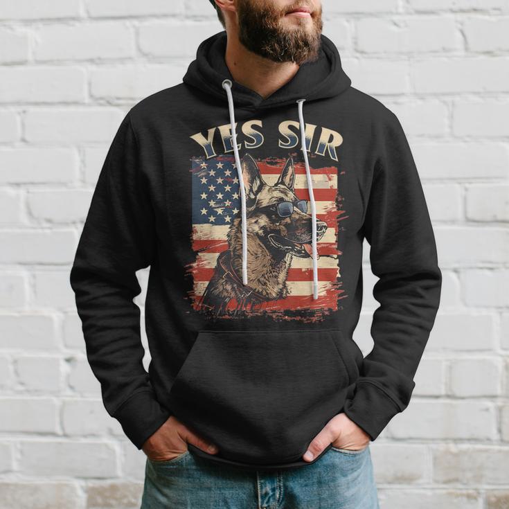 Belgian Malinois Dog Breed Yes Sir Hoodie Gifts for Him