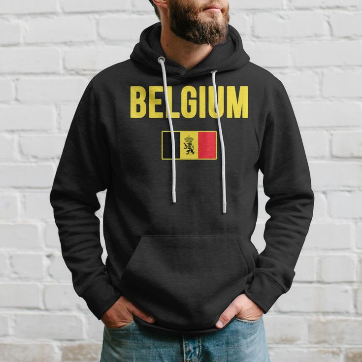 Belgium Belgian Flag Souvenir Belgie Hoodie Gifts for Him
