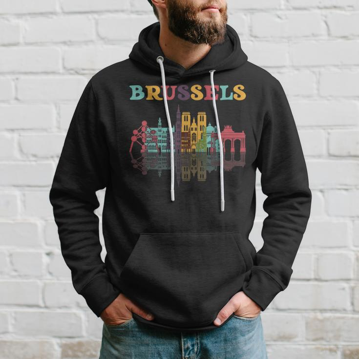 Belgium Brussels Travel Family Vacation Europian Trip Hoodie Gifts for Him