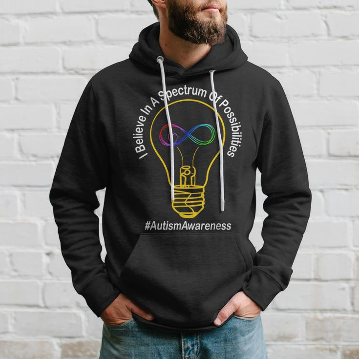 Believe In A Spectrum Of Possibilities Autism Awareness Hoodie Gifts for Him