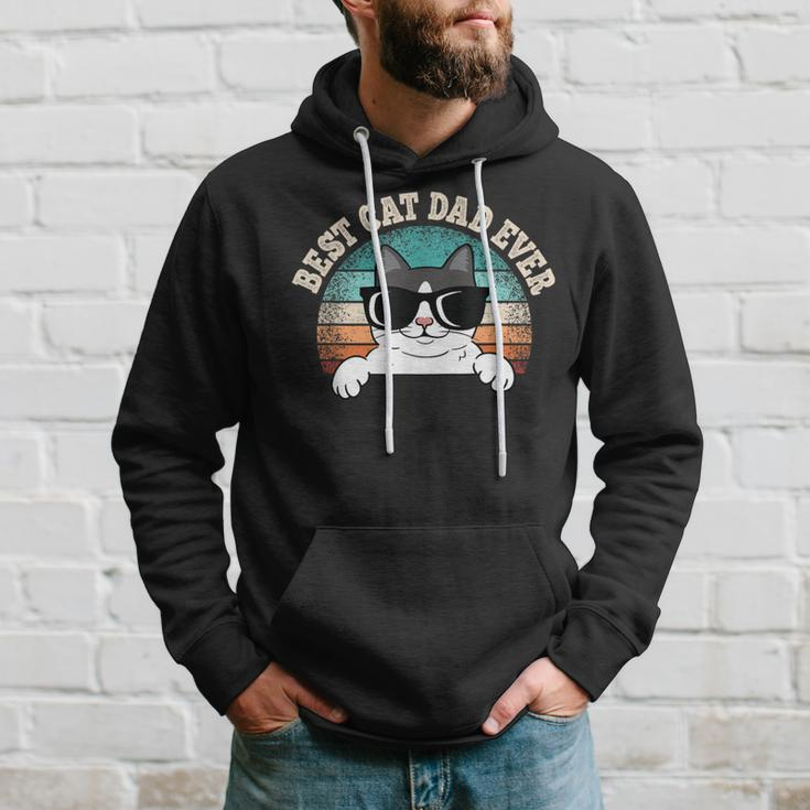 Best Cat Dad Ever Cat Lover Cat Owner Men Hoodie Gifts for Him