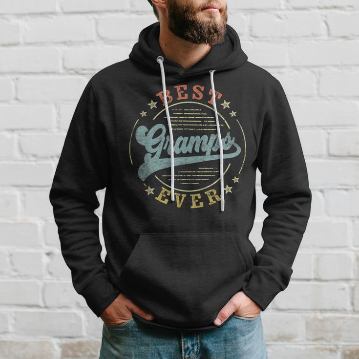 Best Gramps Ever Father's Day Gramps Vintage Emblem Hoodie Gifts for Him