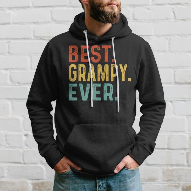 Best Grampy Ever Retro Vintage Unique For Grampy Hoodie Gifts for Him