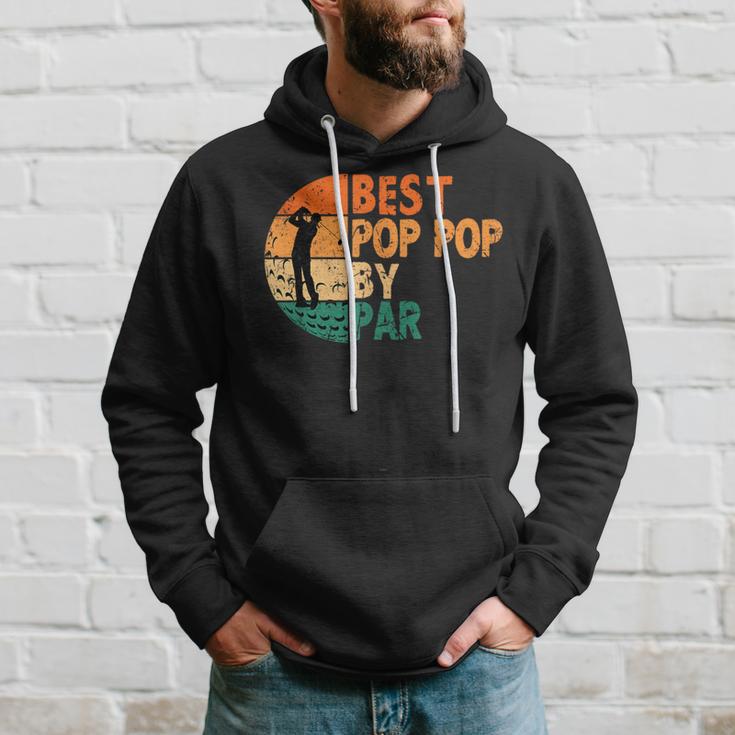 Best Pop-Pop By Par Golfing Grandpa Golf Golfer Poppop Hoodie Gifts for Him