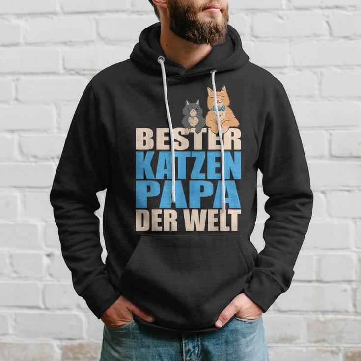 With Bester Katzenpapa Der Welt Kapuzenpullover Geschenke für Ihn