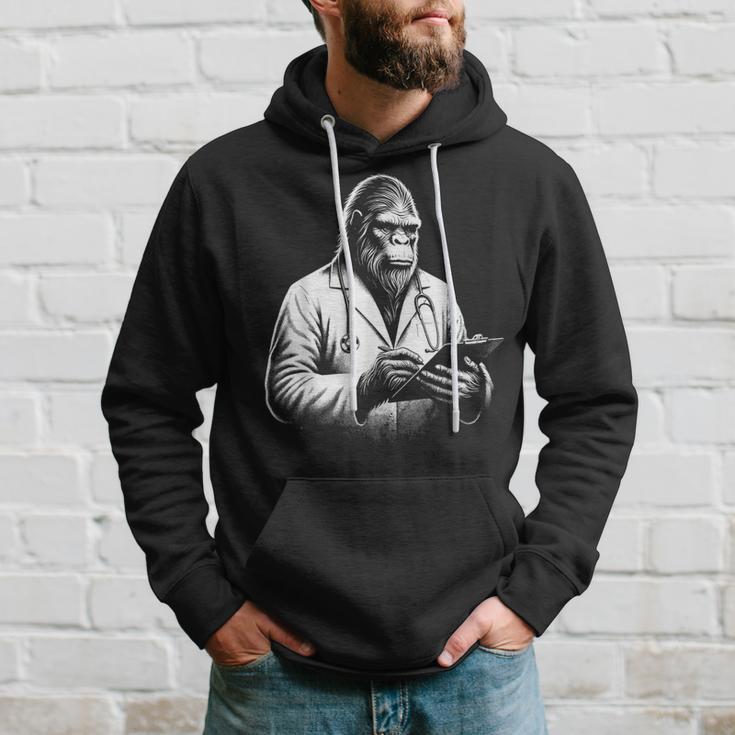 Bigfoot Doctor Sasquatch Vintage Dr Bigfoot Medical Hoodie Gifts for Him