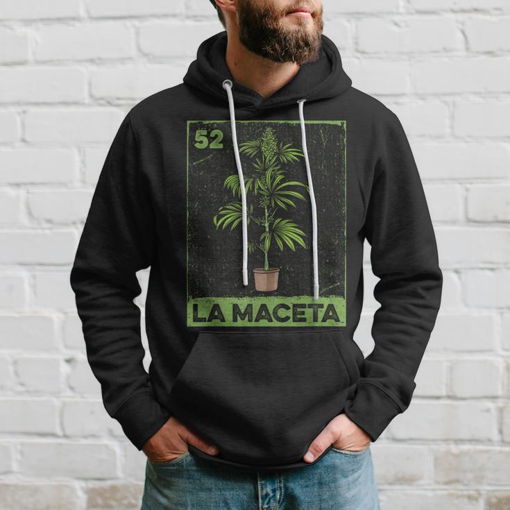 Bingo Spanish Cannabis Mexican Lottery La Maceta Themed Hoodie Gifts for Him